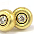 Diamond Studs Earrings in gold by Martinus