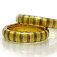 Sphinx - wedding bands palladium and yellow gold handmade Martinus